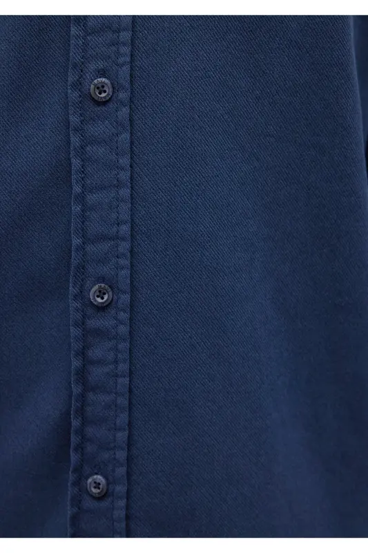 Navy Shirt Regular Fit / Normal Cut 0211247 - 6