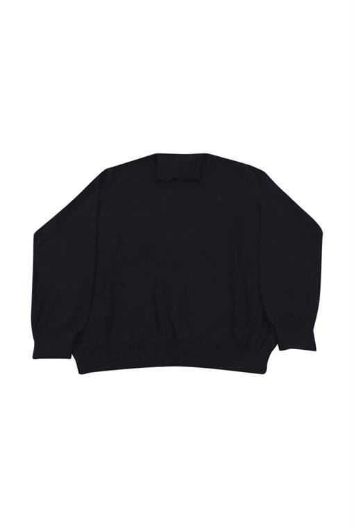 Navy Slim Fit Full Fisherman Collar Knit Sweater - 13