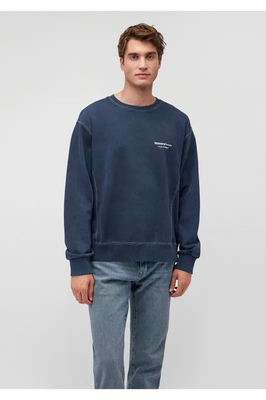Navy Sweatshirt 0S10245-70488 - 2