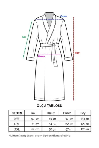 Navy Unisex Kimono Muslin Bathrobe 100% Cotton & Highly Absorbent Quality Bathrobe-Navy - 3