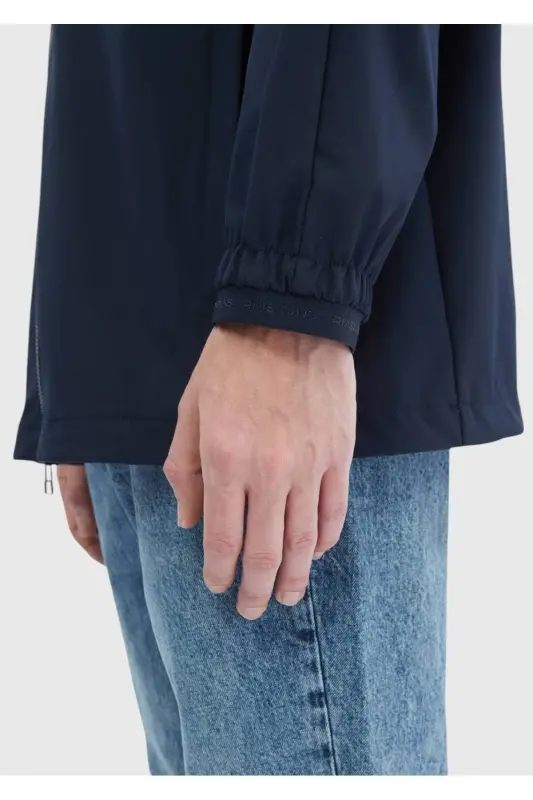 Navy Woven Jacket - 7