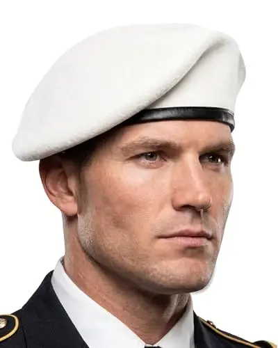 Nawati Military Style Wool Beret for Men Women, the United States Army Berets, Fashionable and Vintage Beret Hats 