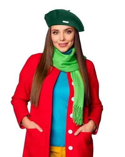 Nawati ayollar uchun junli fransuz beretlari, ayollar qizlar xonimlari uchun bir rangli beret shlyapalari, kundalik va zamonaviy vintage rassom shlyapasi - 3