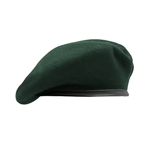 Nawati US Army Style Berets, Wool British Military Berets for Men, Fashionable and Vintage Women's Beret Hats - 1