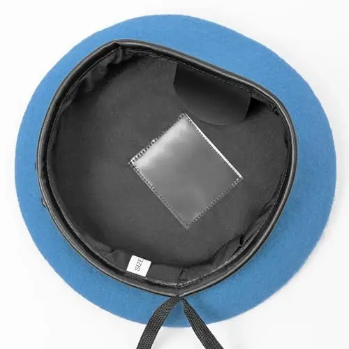 Nawati US Army Style Berets, Wool British Military Berets for Men, Fashionable and Vintage Women's Beret Hats - 3