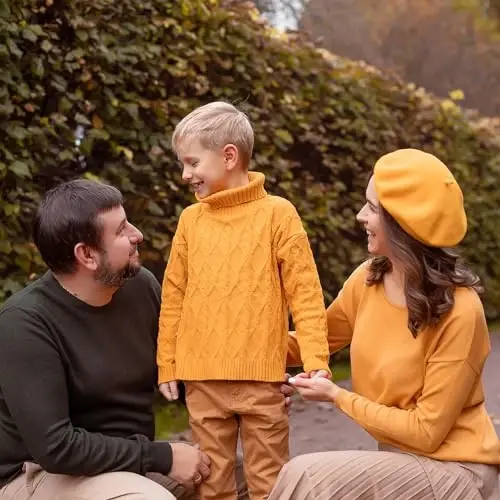 Nawati Wool Ayollar uchun Fransuz Bereleri, Ayollar Qizlar Xonim uchun Qattiq Rangli Beret Shlyapalar, Kundalik va Zamonaviy Vintage Rassom Shlyapasi - 3