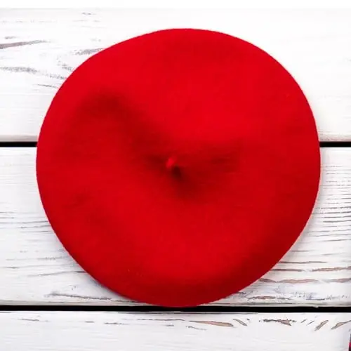 Nawati Wool French Berets for Women, Solid Color Beret Hats for Women Girls Lady, Casual and Chic Vintage Painters Hat - 6