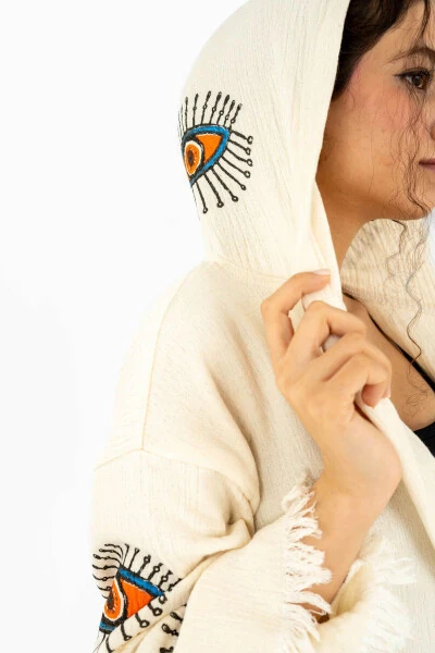 Назара Таш Баскы Десенли Кимоно/Борноз - DUOPILLO (1)