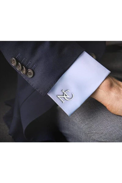 NC Model Men's Silver Cufflinks Special Occasion Gift - GÖKDENIZ 925