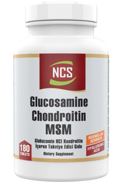 Ncs Glucosamine Chondroitin Msm 180 Tablets X 2 Boxes Boswellia Gri180 - 2