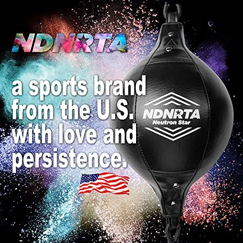 NDNRTA Double End Bag, (Classic Style Upgraded),Improve Reaction Speed, Boxing Equipment, Durable, Double End Punching Bags, Home Gym, Floor to Ceiling, for Boxing (Shipped from The U.S) - NDNRTA