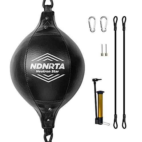 NDNRTA Double End Bag, (Classic Style Upgraded),Improve Reaction Speed, Boxing Equipment, Durable, Double End Punching Bags, Home Gym, Floor to Ceiling, for Boxing (Shipped from The U.S) - 3