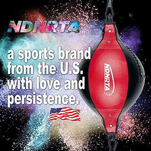 NDNRTA Double End Bag, (Classic Style Upgraded),Improve Reaction Speed, Boxing Equipment, Durable, Double End Punching Bags, Home Gym, Floor to Ceiling, for Boxing (Shipped from The U.S) - 4