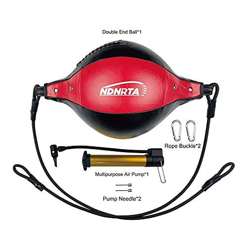 NDNRTA Double End Bag, (Classic Style Upgraded),Improve Reaction Speed, Boxing Equipment, Durable, Double End Punching Bags, Home Gym, Floor to Ceiling, for Boxing (Shipped from The U.S) - 6