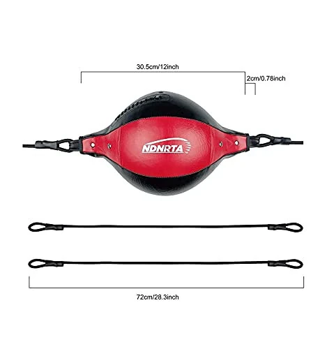 NDNRTA Double End Bag, (Classic Style Upgraded), Improve Reaction Speed, Boxing Equipment, Durable, Double End Punching Bags, Home Gym, Floor to Ceiling, for Boxing (Shipped from The U.S) - 7