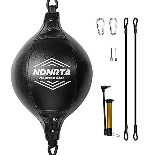 NDNRTA Double End Bag, (Classic Style Upgraded),Improve Reaction Speed, Boxing Equipment, Durable, Double End Punching Bags, Home Gym, Floor to Ceiling, for Boxing (Shipped from The U.S) - 3