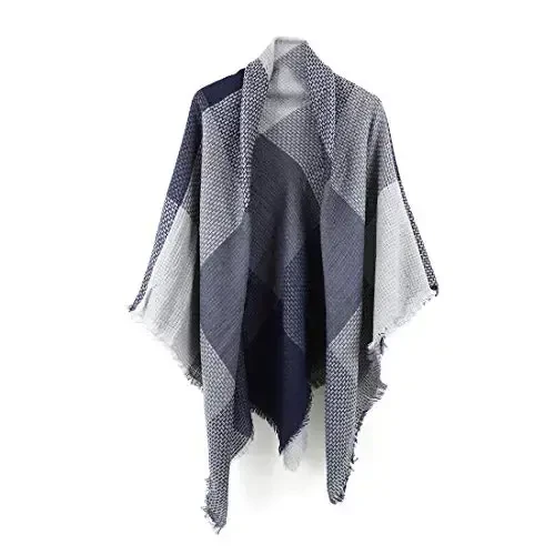 Neal LINK Ayollar katakli sharf adyol o'rami katta hajmli qo'pol sharflar tartan ro'mollar - 1