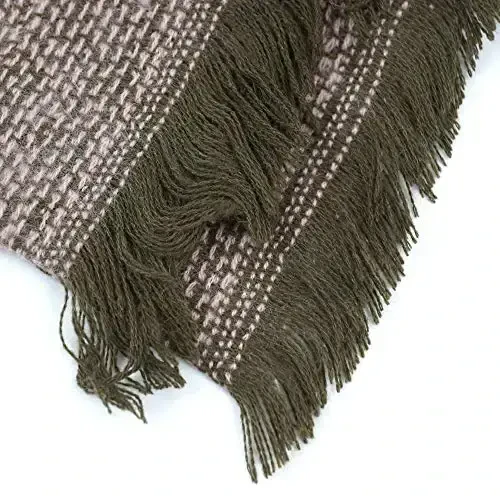 Neal LINK Ayollarining katakli sharf adyoli O'lchamli katta sharflar Tartan ro'mollari - 5