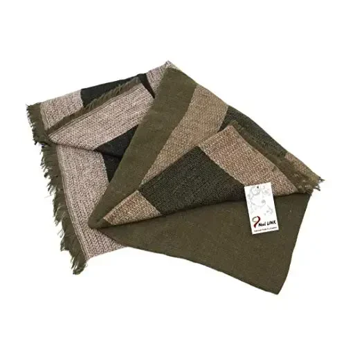 Neal LINK Ayollarining katakli sharf adyoli O'lchamli katta sharflar Tartan ro'mollari - 6