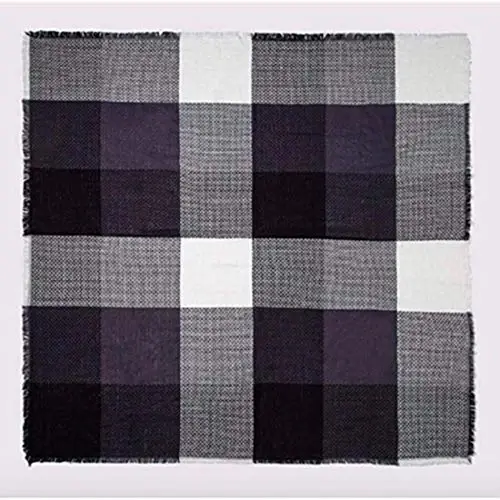 Neal LINK Women's Plaid Scarf Blanket Wrap Warm Tartan Checked Shawl Tartan Scarves PasModazoneina Cape - 6