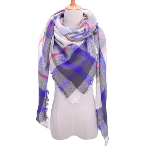 Neal LINK Women's Plaid Scarf Blanket Wrap Warm Tartan Checked Shawl Tartan Scarves PasModazoneina Cape - NEAL (1)