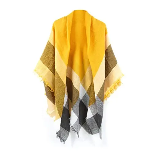 Neal LINK Women's Scarves Wraps Warm Blanket Scarf Shawl Winter Plaid Scarfs for Women 