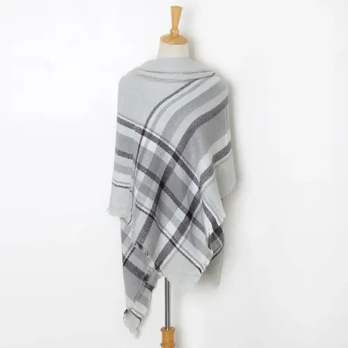 Neal LINK Women's Plaid Scarf Blanket Wrap Warm Tartan Checked Shawl Tartan Scarves PasModazoneina Cape - NEAL (1)