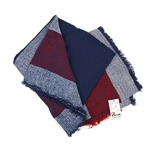 Neal LINK Women's Plaid Scarf Blanket Wrap Warm Tartan Checked Shawl Tartan Scarves PasModazoneina Cape - 7