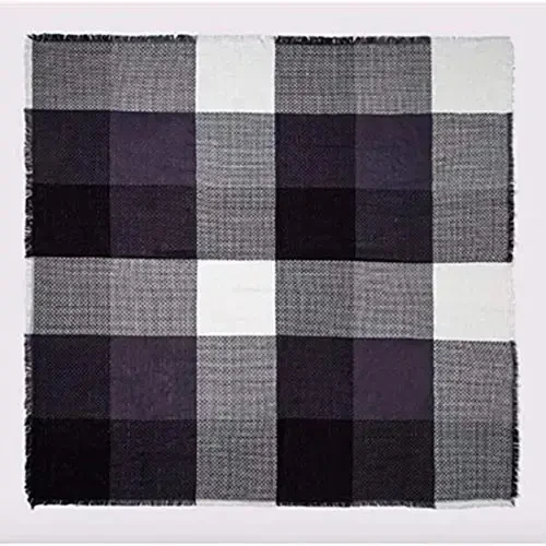 Neal LINK Women's Plaid Scarf Blanket Wrap Oversized Chunky Scarves Tartan Shawls - 6