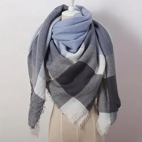 Neal LINK Women's Scarves Wraps Warm Blanket Scarf Shawl Winter Plaid Scarfs for Women - 7
