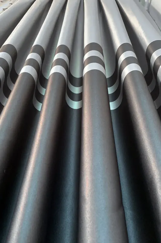 Nebumu Roma Bordürlü Pileli Fon Perde-Gri Antrasit - 4