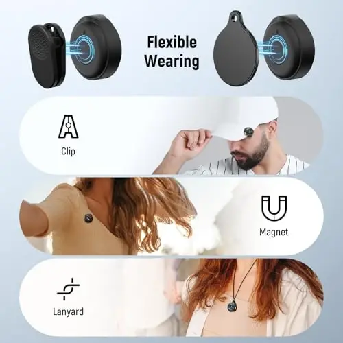 NEEWER KM18 Wireless Microphone with USB C Charging Case OTG 48KHz 24Bit 20H Battery 3.5mm TRS 150m Range Noise Cancelling Mini Lapel Lavalier Mic Compatible with Camera iPhone Android Phone Laptop PC - 4