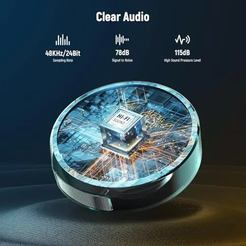 NEEWER Wireless Lavalier Microphone System Compatible with iPhone Android Phone PC Laptop Computer, Noise Cancelling Mini Lapel Mic Set with USB C OTG Charging Case 24H Battery 200m Long Range, KM18 - 2