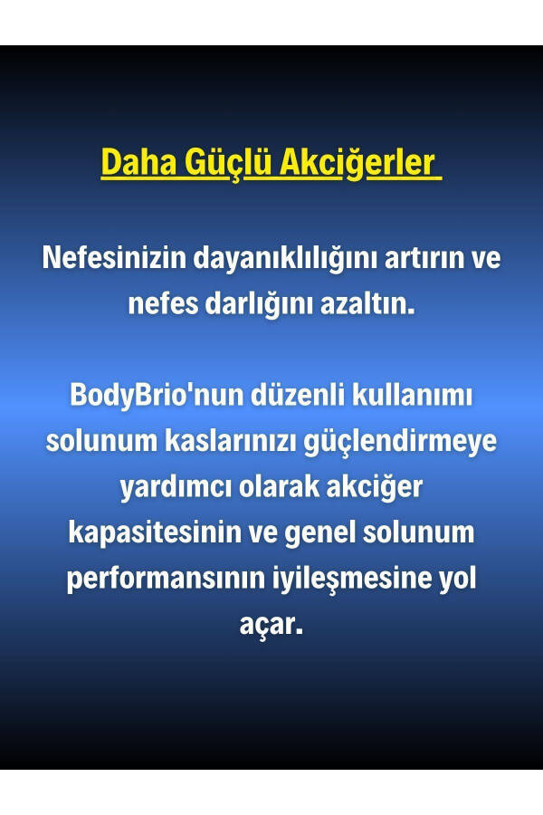 Nefes Egzersiz Aleti - Kondisyon - Dayanıklılık - Performans (BEYAZ) - 28