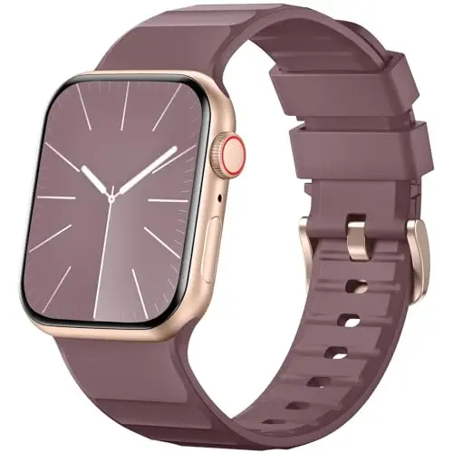 Negatta Sport Band Apple Watch 49mm 46mm 45mm 44mm 42mm erkaklar ayollar uchun mos, Yumshoq silikon nafas oladigan bilaguzuk iWatch Ultra 2 SE Series 10 9 8 7 6 5 4 3 2 1 uchun almashtirish tasmasi - 1