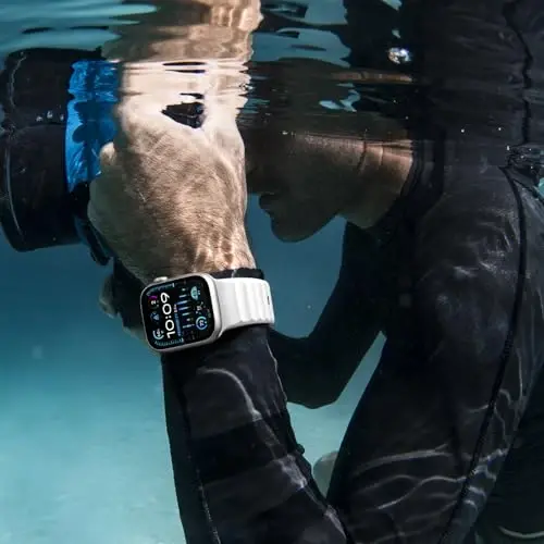 Negatta Sport Band Apple Watch 49mm 46mm 45mm 44mm 42mm erkaklar ayollar uchun mos, Yumshoq silikon nafas oladigan bilaguzuk iWatch Ultra 2 SE Series 10 9 8 7 6 5 4 3 2 1 uchun almashtirish tasmasi - 3