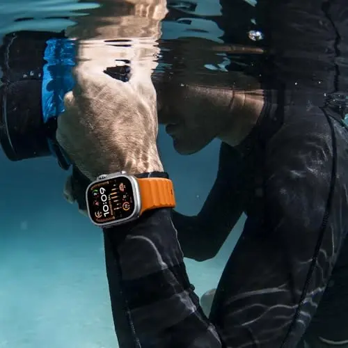 Negatta Sport Band Совместим с Apple Watch 49мм 46мм 45мм 44мм 42мм для мужчин и женщин, мягкий силиконовый дышащий сменный ремешок для iWatch Ultra 2 SE Series 10 9 8 7 6 5 4 3 2 1 - 2