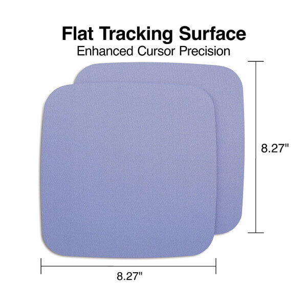Неклизкие коврики для мыши Staples Лаванда 2 шт. в упаковке (ST61815) - 3