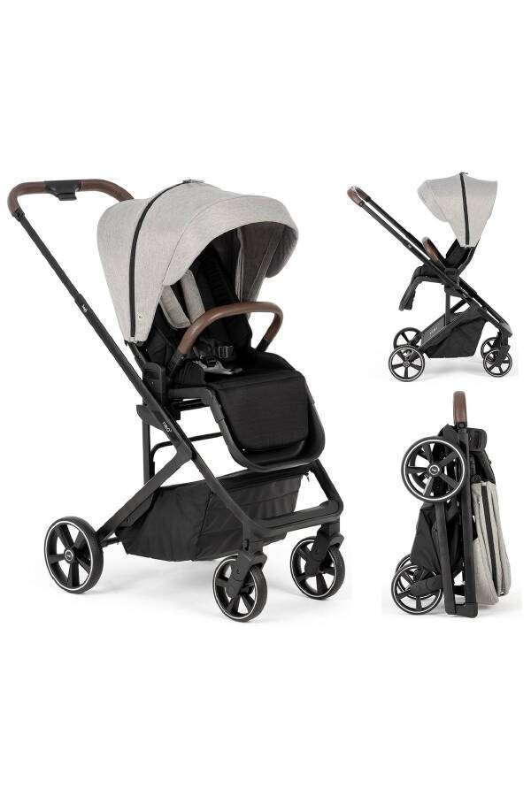 Neo 2 бир қўл билан ёпиладиган ва очиладиган икки томонлама бола араваси - 1