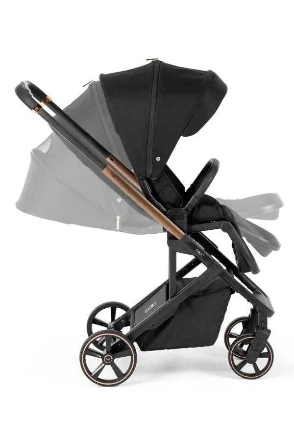 Нео 2 Однорукая складная и раскладная двусторонняя детская коляска - 4