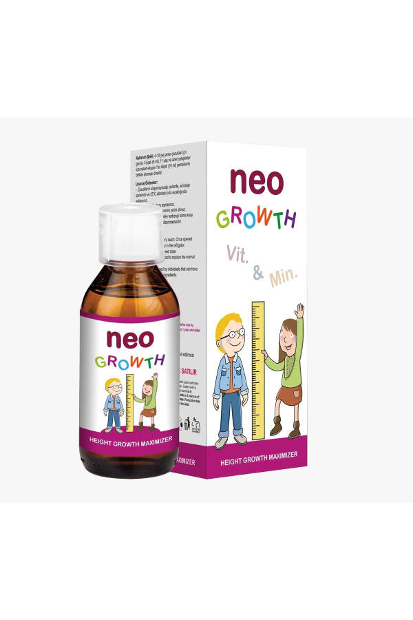 Neo Growth Çocuklarda Boy Uzatmaya Yardımcı Şurup - 3