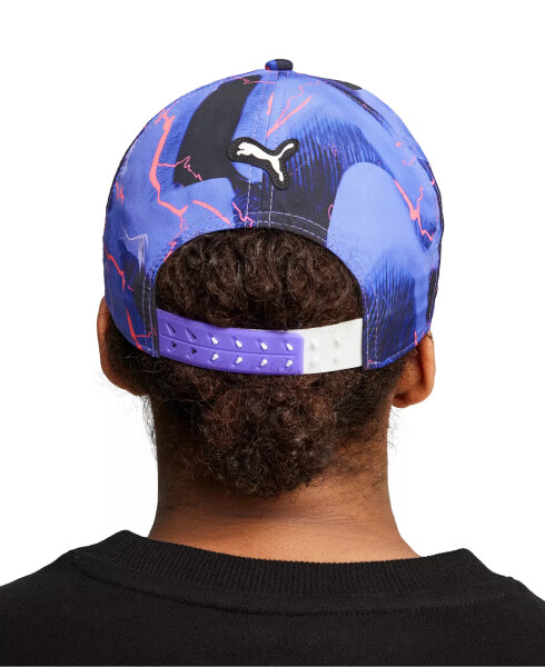 Neon Pattern F1 Snapback Cap Black - 2