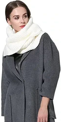 NEOSAN Ayollar Erkaklar Qish Qalin O'ralgan Kabel Naqshli Yoqimli Issiq Sharf - 6