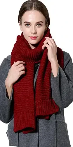 NEOSAN Ayollar Erkaklar Qish Qalin O'ralgan Kabel Triko Yoqimli Issiq Sharf - 2