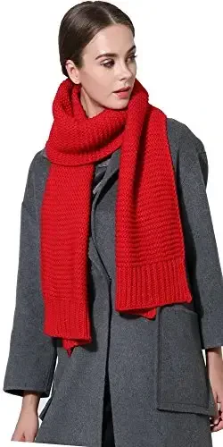 NEOSAN Women Men Winter Thick Cable Knit Wrap Chunky Warm Scarf - 2
