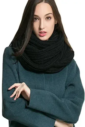 NEOSAN Women Men Winter Thick Cable Knit Wrap Chunky Warm Scarf - NEOSAN (1)