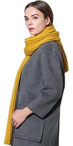 NEOSAN Women Men Winter Thick Cable Knit Wrap Chunky Warm Scarf - 4