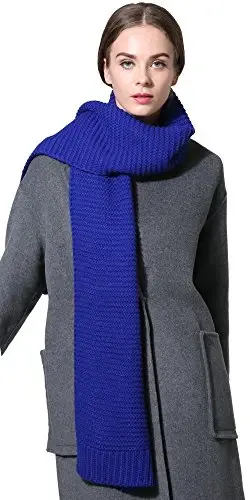 NEOSAN Women Men Winter Thick Cable Knit Wrap Chunky Warm Scarf - 1