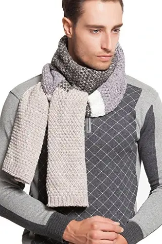 NEOSAN Women Men Winter Thick Cable Knit Wrap Chunky Warm Scarf - 3