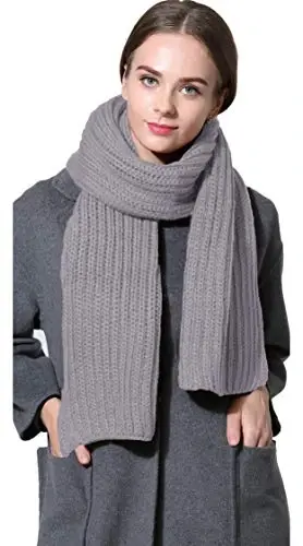 NEOSAN Women Men Winter Thick Cable Knit Wrap Chunky Warm Scarf - NEOSAN (1)